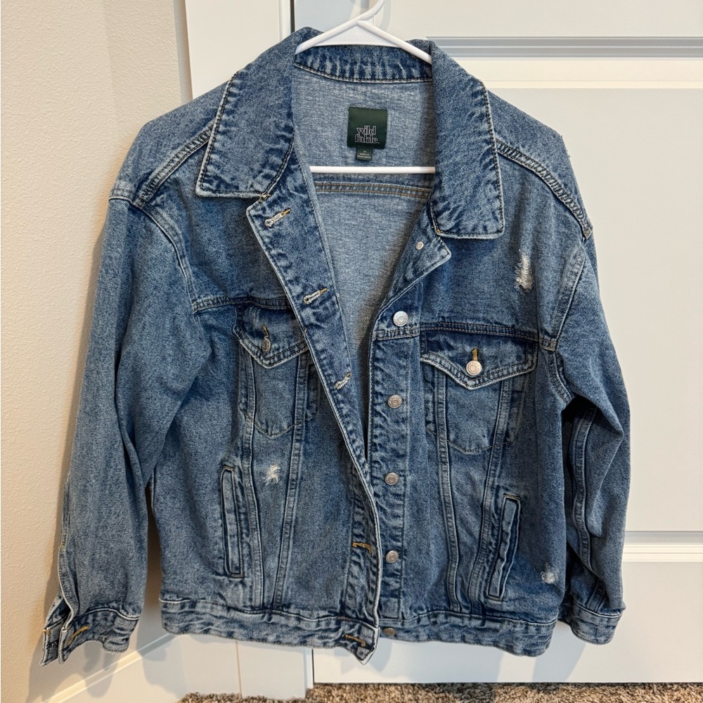 wild fable Light Blue Denim Jacket